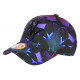 Casquette NY Violette et Noire Streetwear Originale Baseball Badyx CASQUETTES Hip Hop Honour