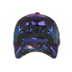 Casquette NY Violette et Noire Streetwear Originale Baseball Badyx CASQUETTES Hip Hop Honour