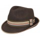 Chapeau feutre Guezou Marron avec gros grain ANCIENNES COLLECTIONS divers