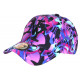 Casquette Enfant Violette et Bleue Originale NY Baseball Psylyx 7 a 11 Ans Casquette Enfant Hip Hop Honour