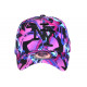 Casquette Enfant Violette et Bleue Originale NY Baseball Psylyx 7 a 11 Ans Casquette Enfant Hip Hop Honour