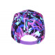 Casquette Enfant Violette et Bleue Originale NY Baseball Psylyx 7 a 11 Ans Casquette Enfant Hip Hop Honour