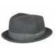 Chapeau feutre Lord Gris avec noeud chapelier ANCIENNES COLLECTIONS divers