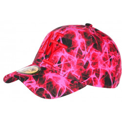 Casquette NY Rose Fluo et Noire Tendance Baseball Spydder CASQUETTES Hip Hop Honour