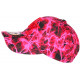 Casquette NY Rose Fluo et Noire Tendance Baseball Spydder CASQUETTES Hip Hop Honour