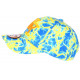 Casquette Enfant Jaune et Bleue Fashion Spydder NY Baseball 7 a 12 ans Casquette Enfant Hip Hop Honour