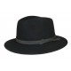 Chapeau Feutre Herman Jones Noir ANCIENNES COLLECTIONS divers