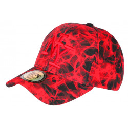 Casquette NY Rouge et Noire Tendance Fashion Baseball Spydder CASQUETTES Hip Hop Honour