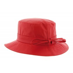 Chapeau pluie Herman Beca Rouge ANCIENNES COLLECTIONS divers