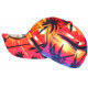 Casquette NY Orange Palmiers Look Tropical Copaka Baseball CASQUETTES Hip Hop Honour