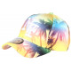 Casquette NY Jaune et Bleue Palmiers Look Tropical Copaka Baseball CASQUETTES Hip Hop Honour