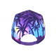 Casquette NY Violette Bleue Tropicale Palmiers Copaka Baseball CASQUETTES Hip Hop Honour