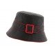 Chapeau pluie Herman Dora Noir/Rouge ANCIENNES COLLECTIONS divers