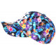 Casquette NY Bleue et Jaune Tropicale Fleurs Ananas Baseball Sunlight CASQUETTES Hip Hop Honour