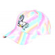 Casquette Enfant Licorne Rose et Verte Originale Elfy de 6 à 11 ans Casquette Enfant Hip Hop Honour