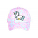 Casquette Enfant Licorne Rose et Verte Etoiles Kelfy de 6 à 11 ans Casquette Enfant Hip Hop Honour