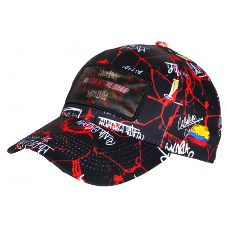 Casquette Plata O Plomo El Patron Rouge Hologramme Streetwear CASQUETTES SKR