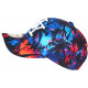 Casquette NY Bleue et Orange Palmiers Print Tropical Bora Baseball CASQUETTES Hip Hop Honour