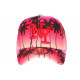 Casquette Enfant Rose Noire Tropicale NY Baseball Bora 7 a 12 ans Casquette Enfant Hip Hop Honour