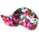 Casquette NY Rose et Noire Fleurs Tropicales Baseball Bali CASQUETTES Hip Hop Honour