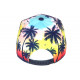 Casquette Enfant Jaune Orange Tropicale NY Bora 7 a 12 ans Casquette Enfant Hip Hop Honour