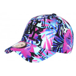 Casquette Enfant Rose et Bleue Palmiers NY Bora 7 a 12 ans Casquette Enfant Hip Hop Honour