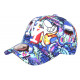 Casquette Enfant Requin Bleue et Blanche Cartoon Wild 7 a 12 ans Casquette Enfant Hip Hop Honour