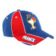 Casquette Enfant France Drapeau Tricolore Coq 6 a 11 ans Casquette Enfant Nyls Création