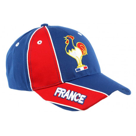 Casquette Enfant France Drapeau Tricolore Coq 6 a 11 ans Casquette Enfant Nyls Création