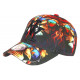 Casquette Enfant Lion Orange Bleue Originale NY Wild 7 a 12 ans Casquette Enfant Hip Hop Honour