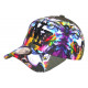 Casquette NY Loup Bleue Grise Print Fashion Original Baseball Wolf CASQUETTES Hip Hop Honour