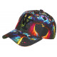 Casquette Enfant Cerf Bleue Noire Originale NY Deer 7 a 12 ans Casquette Enfant Hip Hop Honour