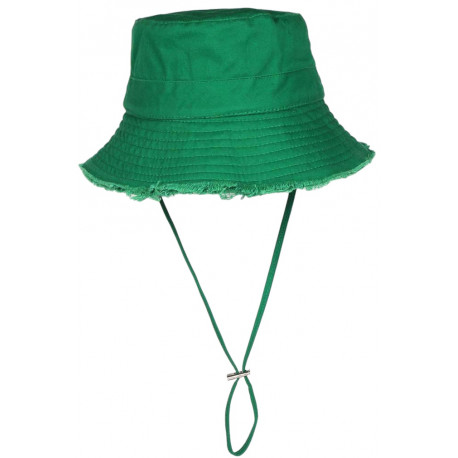 Chapeau Bob Ficelle Vert Prestige en Coton Urban Myxjack BOB Nyls Création