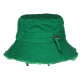 Chapeau Bob Ficelle Vert Prestige en Coton Urban Myxjack BOB Nyls Création