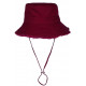 Chapeau Bob Ficelle Rouge Bordeaux Prestige en Coton Urban Myxjack BOB Nyls Création