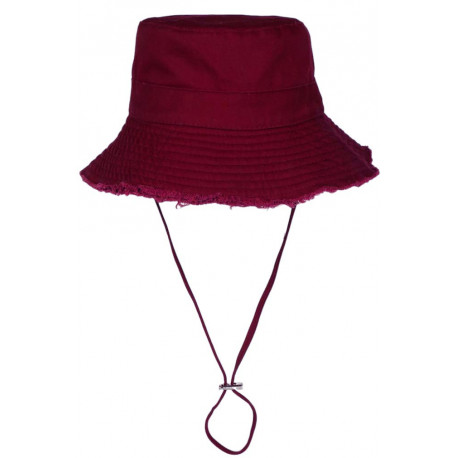 Chapeau Bob Ficelle Rouge Bordeaux Prestige en Coton Urban Myxjack BOB Nyls Création