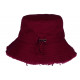 Chapeau Bob Ficelle Rouge Bordeaux Prestige en Coton Urban Myxjack BOB Nyls Création