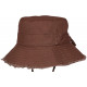 Chapeau Bob Ficelle Marron Prestige en Coton Urban Myxjack BOB Nyls Création