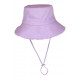 Chapeau Bob Violet en Coton Prestige Urban avec Ficelle Myxjack BOB Nyls Création