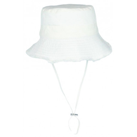 Chapeau Bob Blanc en Coton Prestige Urban avec Ficelle Myxjack BOB Nyls Création