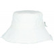 Chapeau Bob Blanc en Coton Prestige Urban avec Ficelle Myxjack BOB Nyls Création