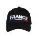 Casquette France Noire Drapeau Tricolore Bleu Blanc Rouge Tendance CASQUETTES PAYS