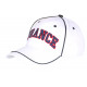 Casquette France Blanche Drapeau Tricolore Style Original CASQUETTES PAYS