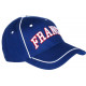 Casquette France Bleue Drapeau Tricolore Mode Originale CASQUETTES PAYS