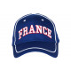 Casquette France Bleue Drapeau Tricolore Mode Originale CASQUETTES PAYS