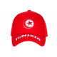 Casquette Tunisie Rouge et Blanche Drapeau Tunisien Baseball CASQUETTES Nyls Création