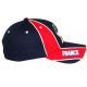 Casquette Enfant France Bleue Coq et Drapeau Tricolore 6 a 11 ans Casquette Enfant Nyls Création