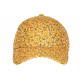 Casquette Jaune Fleurs Bleues Ete tendance Sefyk CASQUETTES Nyls Création