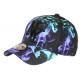 Casquette NY Bleue Violette Noire Streetwear Fashion Baseball Smoky CASQUETTES Hip Hop Honour