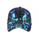 Casquette NY Noire et Bleue Streetwear City Baseball Smoky CASQUETTES Hip Hop Honour